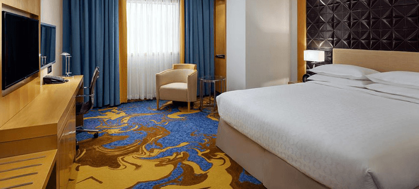 Sheraton Makkah Jabal Al Kaaba Hotel Mekka Exterior foto A room at the hotel